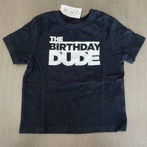 Children’s Place Boys shirt Birthday Dude 12-18